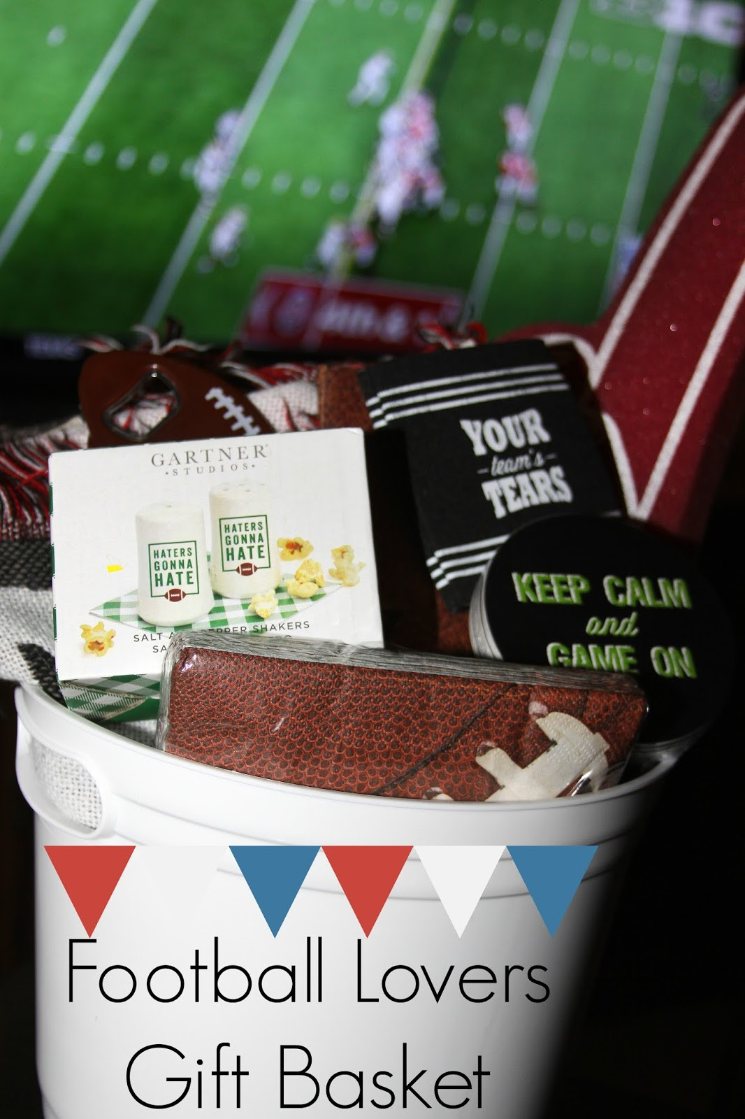 Football Gift Baskets Ideas
 For the Love of Food DIY Football Lovers Gift Basket