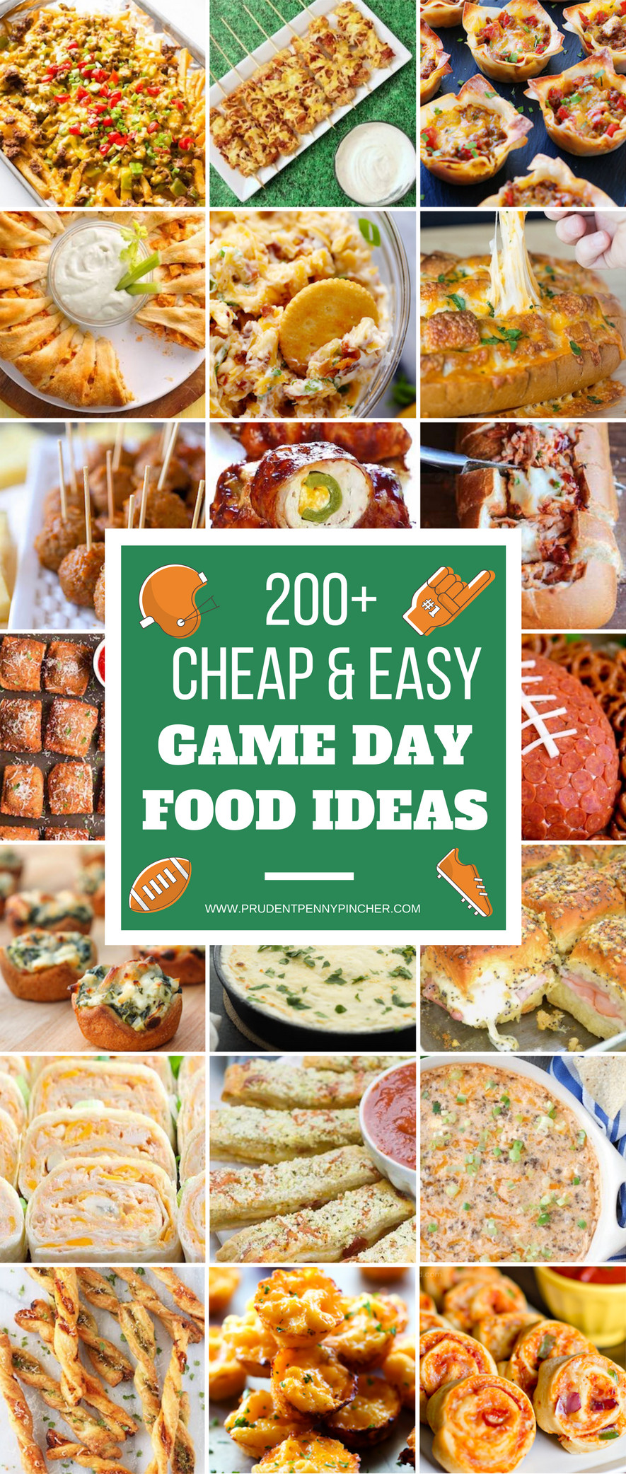 Football Party Ideas Food
 200 Cheap and Easy Football Party Foods Prudent Penny