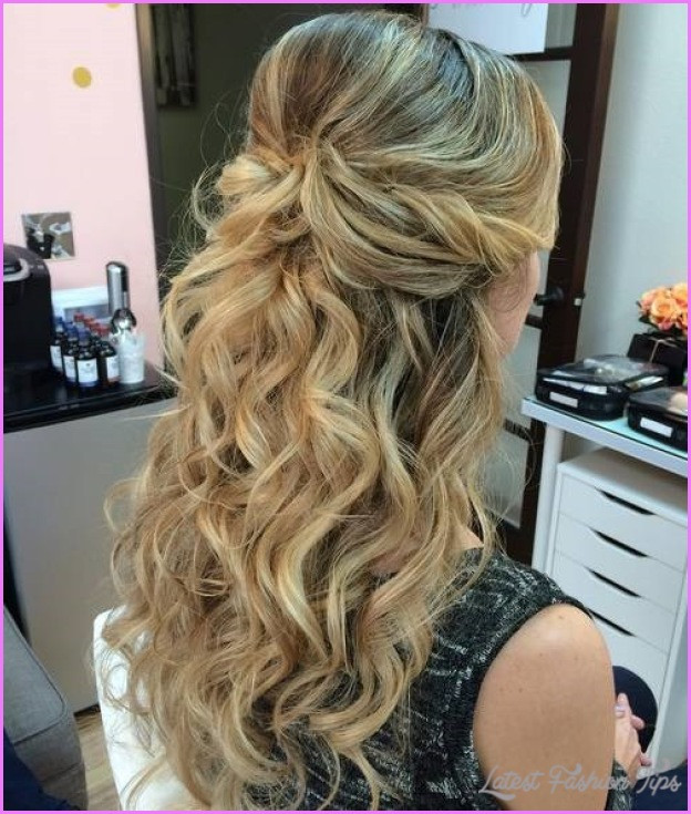 Formal Hairstyles For Long Hair Half Up Half Down
 Long Hairstyles Half Up Half Down LatestFashionTips