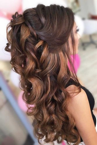 Formal Hairstyles For Long Hair Half Up Half Down
 Try 42 Half Up Half Down Prom Hairstyles