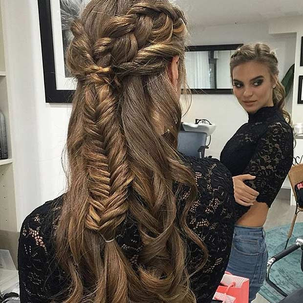 Formal Hairstyles For Long Hair Half Up Half Down
 31 Half Up Half Down Prom Hairstyles