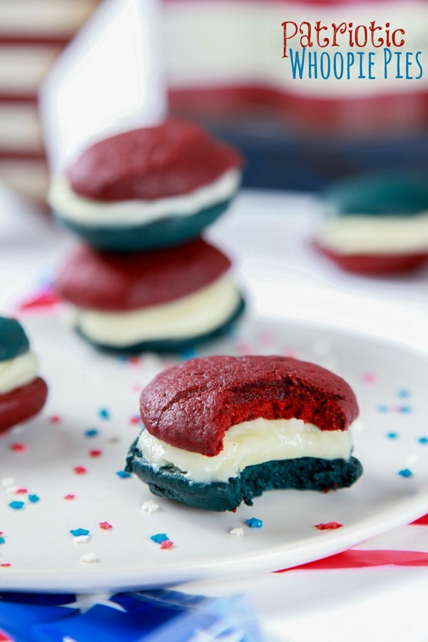 Fourth Of July Pie Recipes
 Red White and Blue Whoopie Pie Recipe