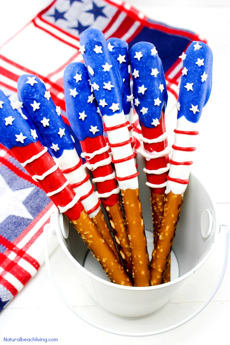 Fourth Of July Pretzels
 10 Fourth of July Snacks for Kids Delicious Red White