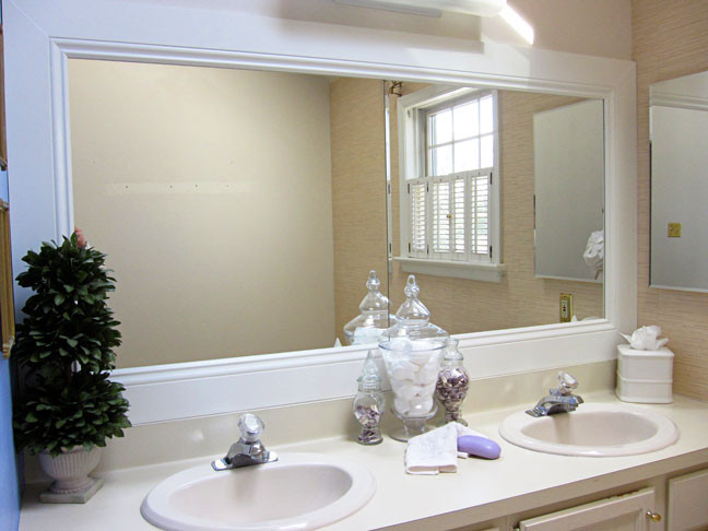 Framed Bathroom Mirrors
 How to Frame a Bathroom Mirror