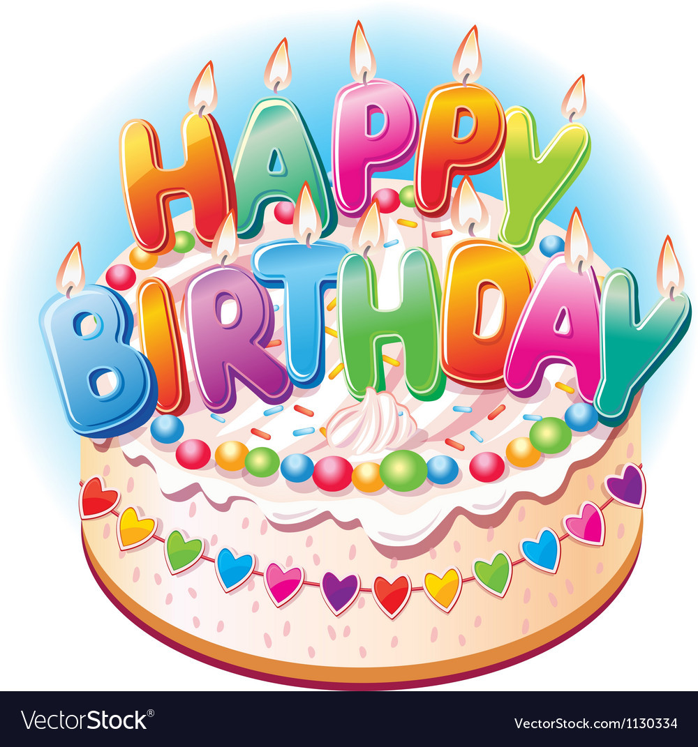 Free Birthday Cake Images
 Birthday cake Royalty Free Vector Image VectorStock