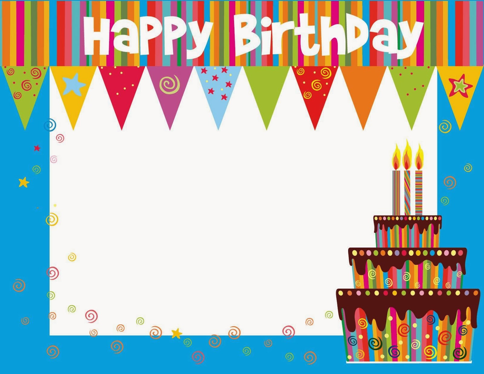 Free Birthday Card Template
 Printable Birthday Cards Printable Birthday Cards