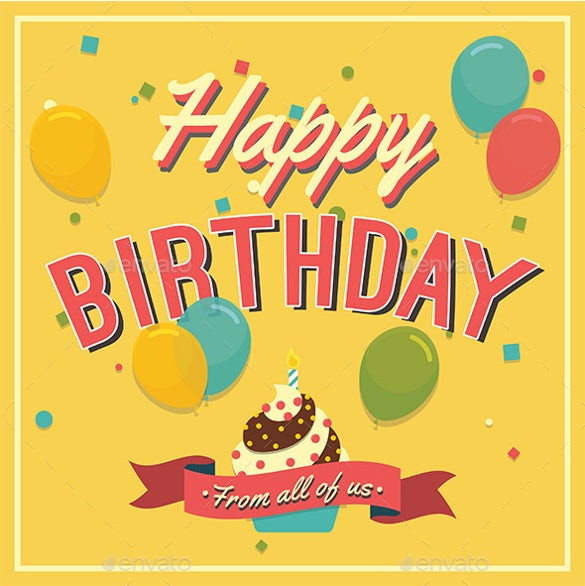 Free Birthday Card Template
 21 Birthday Card Templates – Free Sample Example Format