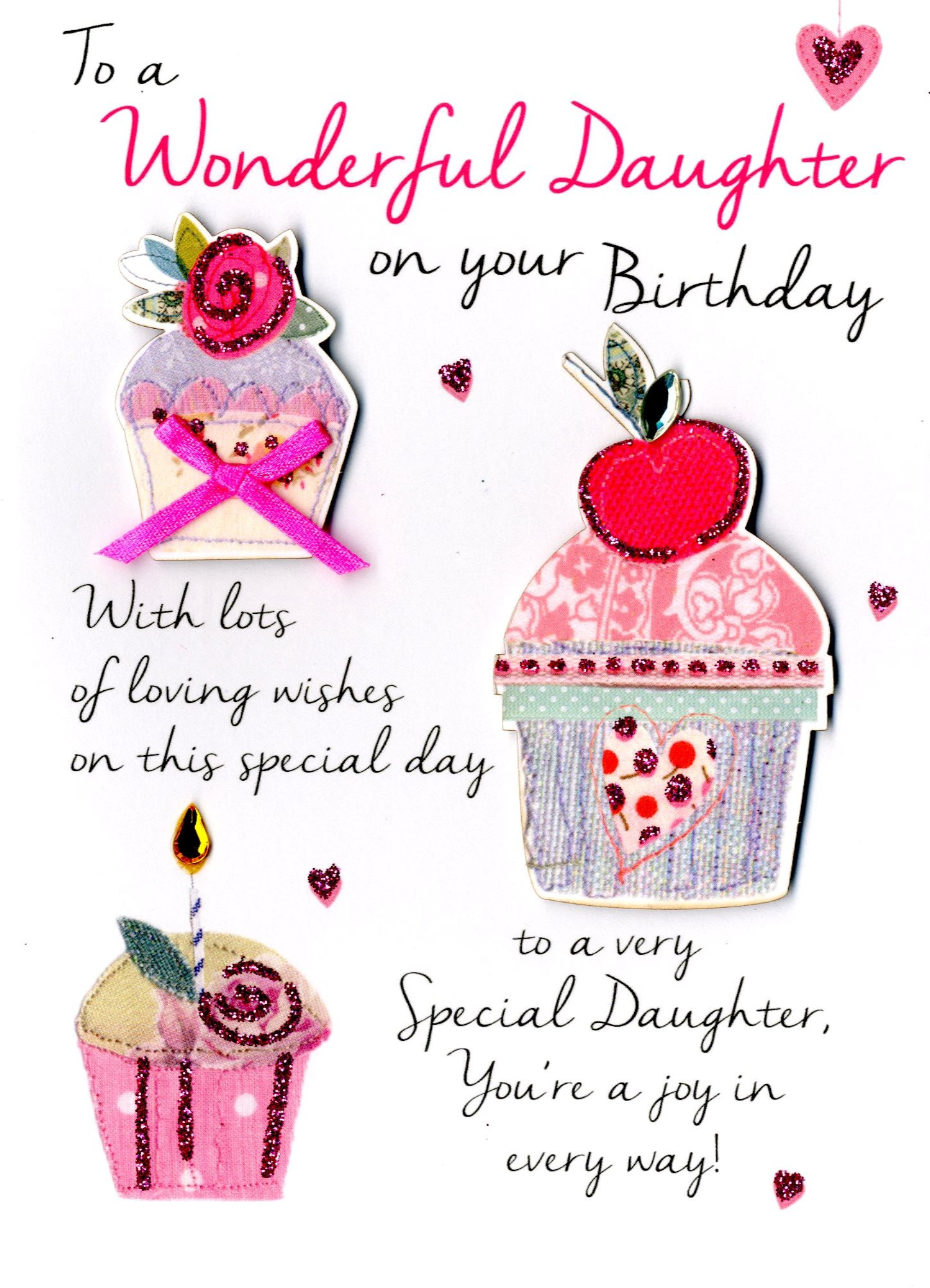 Free Birthday Cards For Daughter
 Wonderful Daughter Birthday Greeting Card
