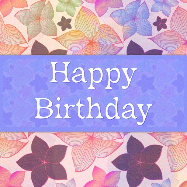 Free Birthday Cards Online No Membership
 Happy Birthday Card Pattern Flowers Free Stock