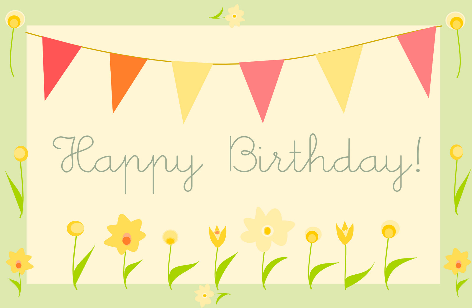 Free Birthday Email Cards
 free printable happy birthday greeting card – "Gartenparty