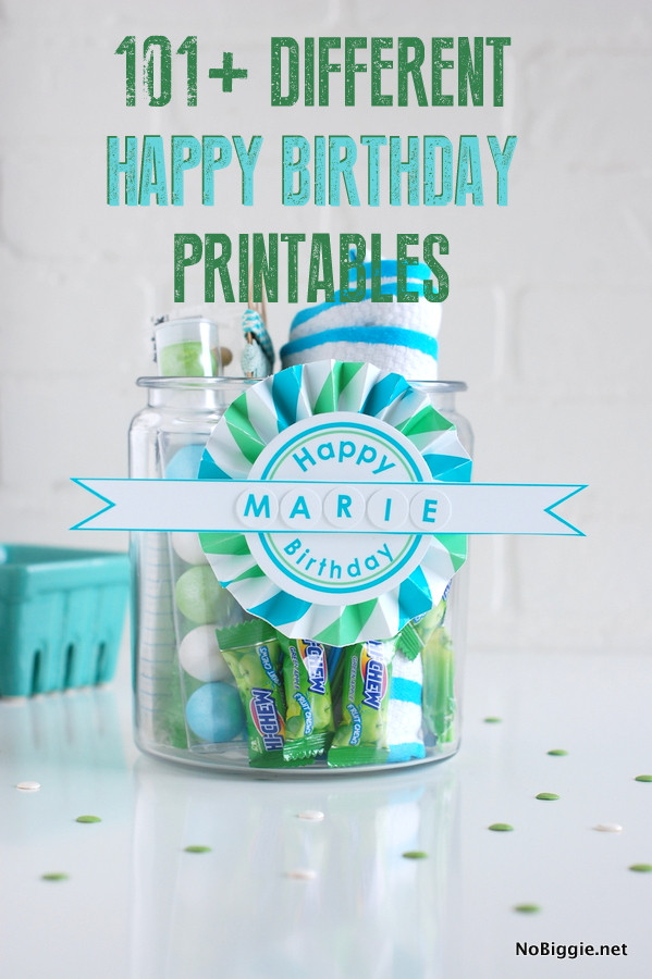 Free Birthday Gift Ideas
 101 birthday t ideas free printables