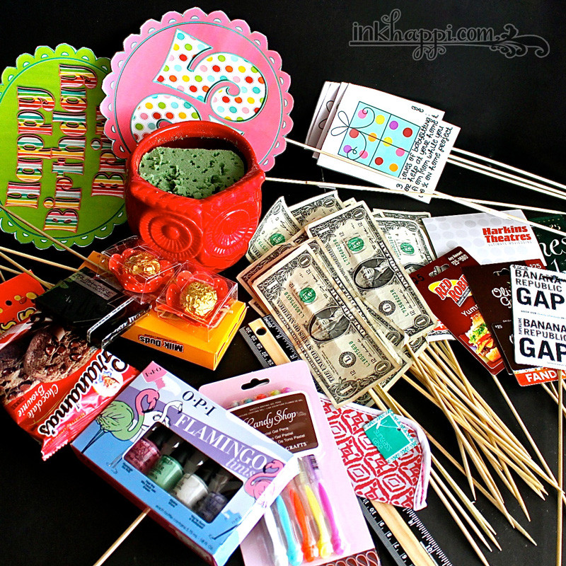 Free Birthday Gift Ideas
 Birthday Gift Basket Idea with Free Printables inkhappi