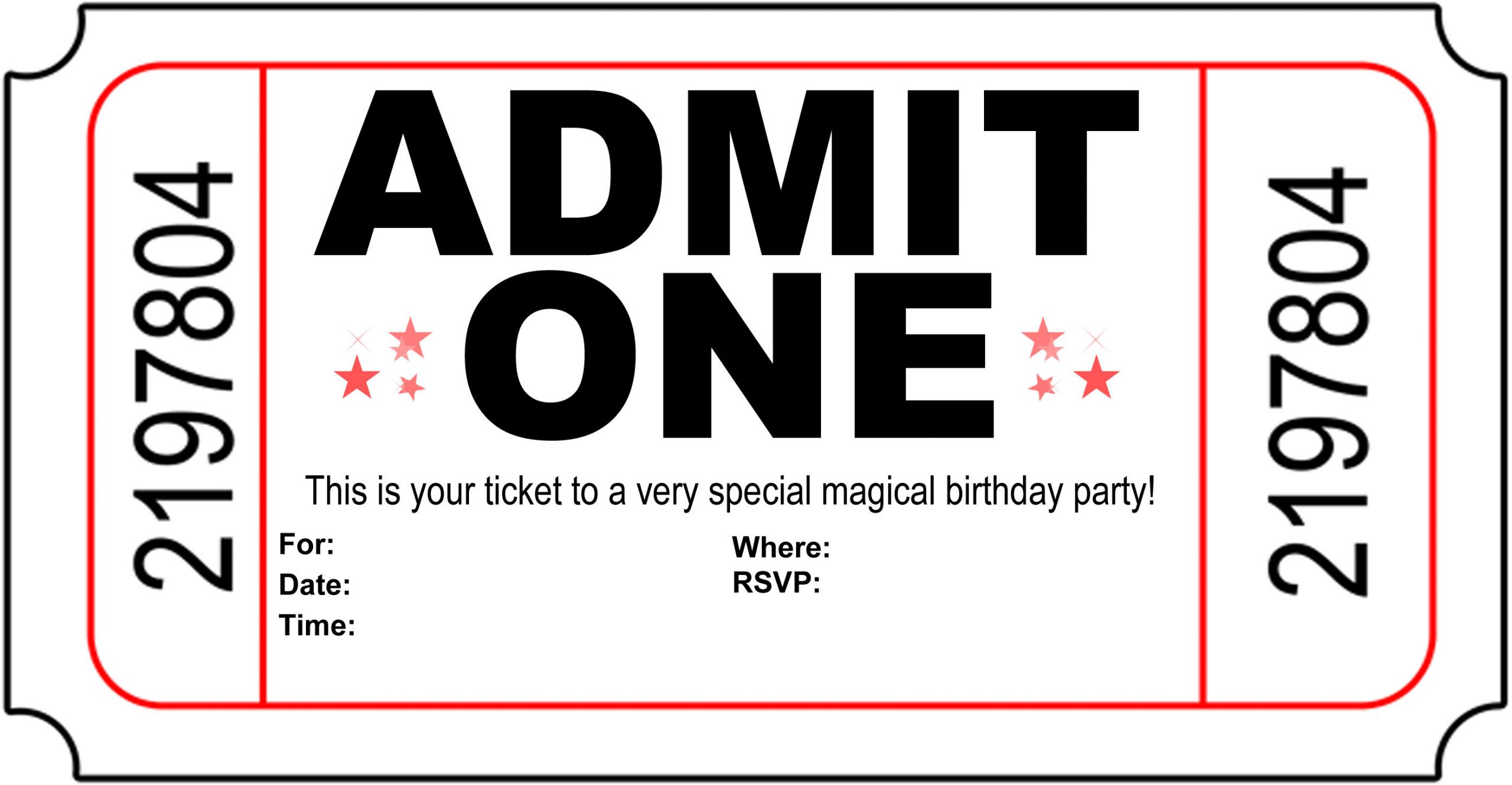 Free Birthday Party Invitations
 Free Printable Birthday Party Invitations Kansas Magician