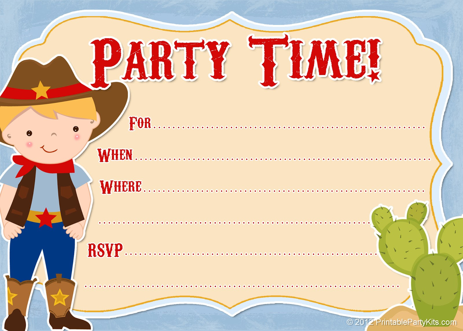 Free Birthday Party Invitations
 FREE Farm Birthday Invitations – FREE Printable Birthday