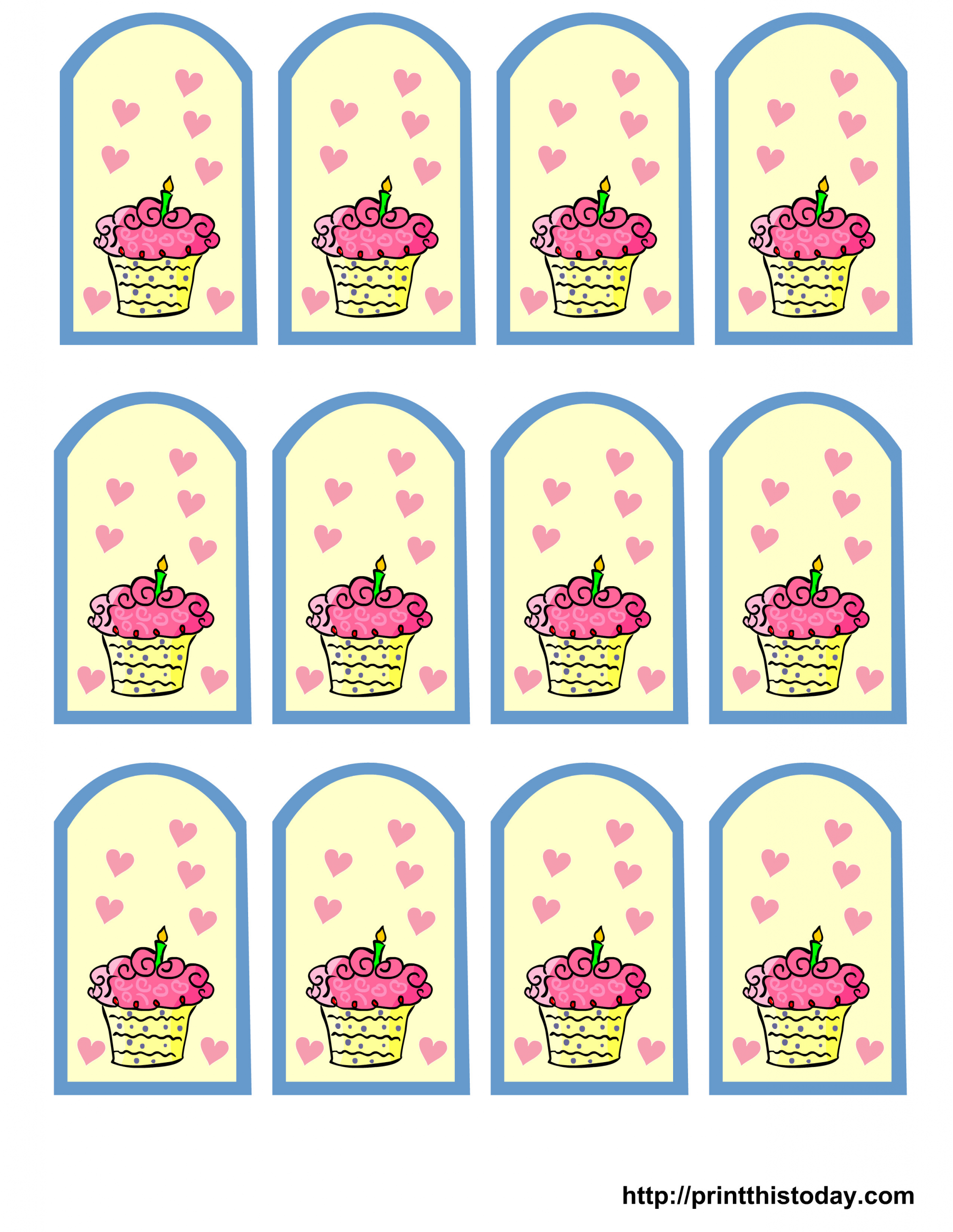 Free Birthday Party Printables
 Free Printable Birthday Favor Tags