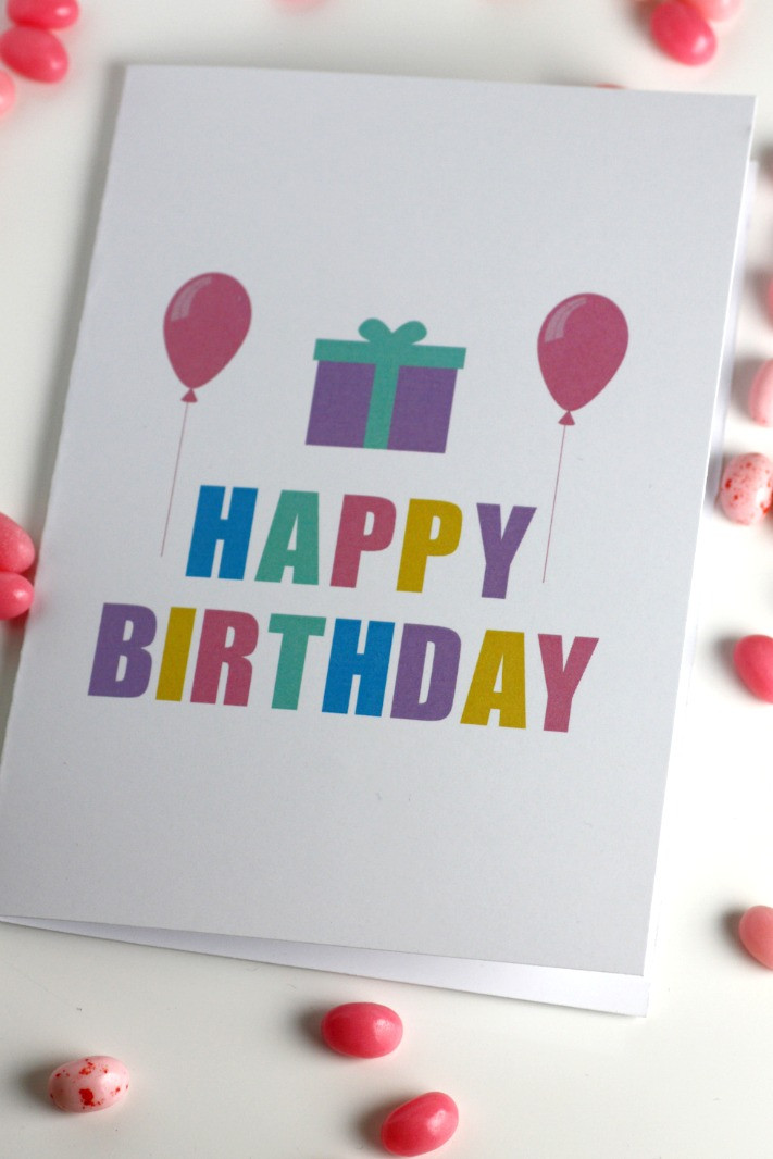 Free Birthday Party Printables
 Free Printable Blank Birthday Cards