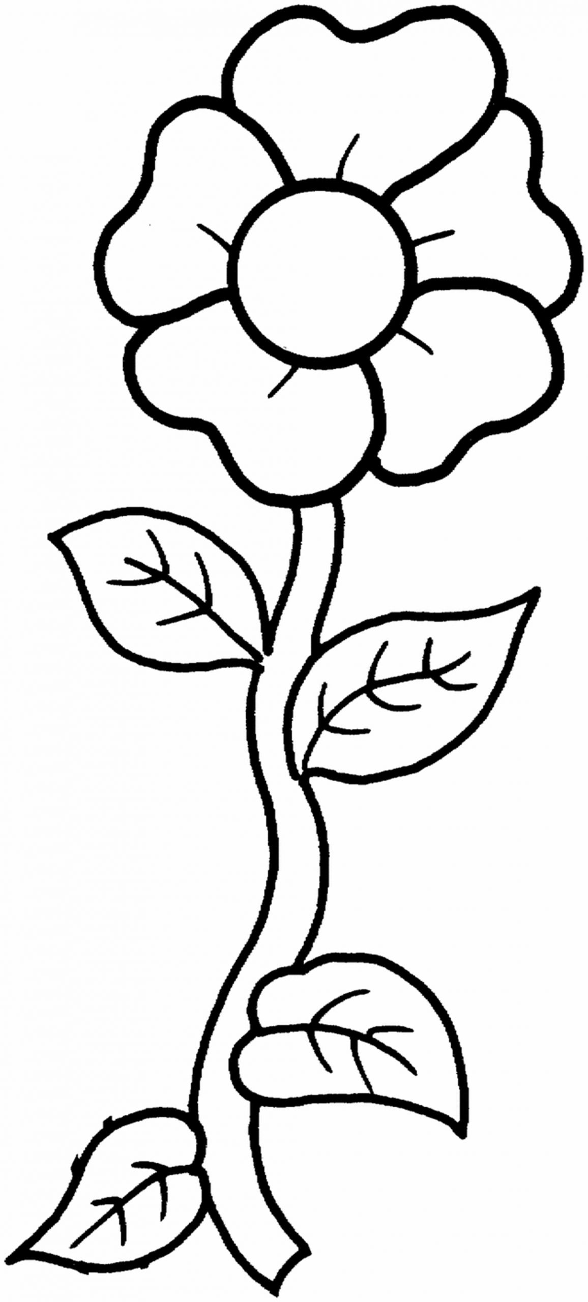 Free Coloring Pages For Kids To Print
 Free Printable Flower Coloring Pages For Kids Best