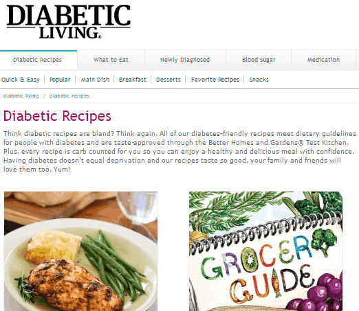 Free Diabetic Recipes
 5 Free line Diabetic Recipe Websites