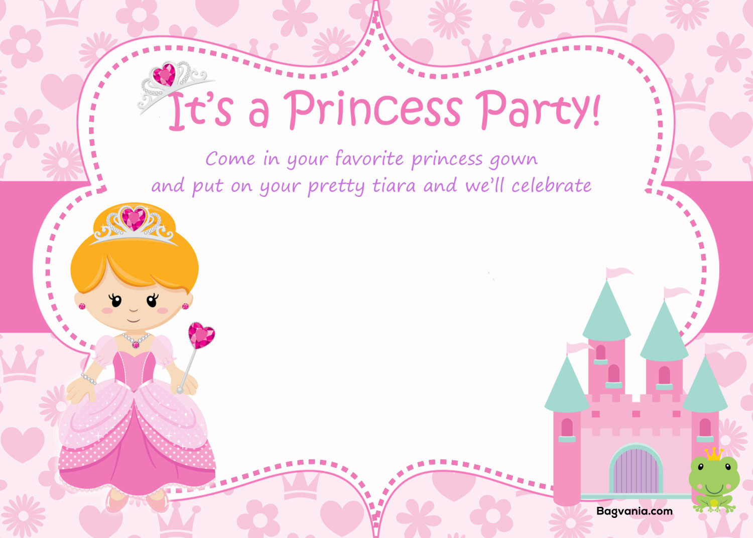 Free Evite Birthday Invitations
 FREE Princess Birthday Invitations – FREE Printable