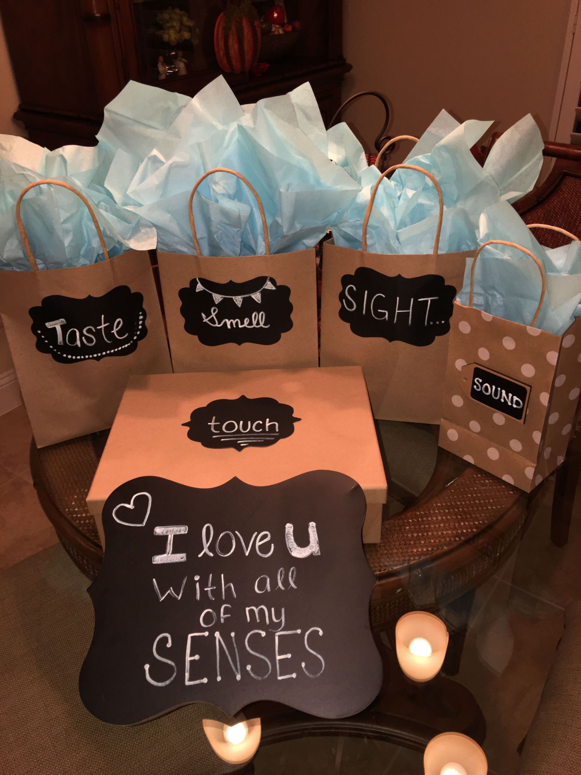 Free Gift Ideas For Boyfriend
 I love you with all of my senses my version for my