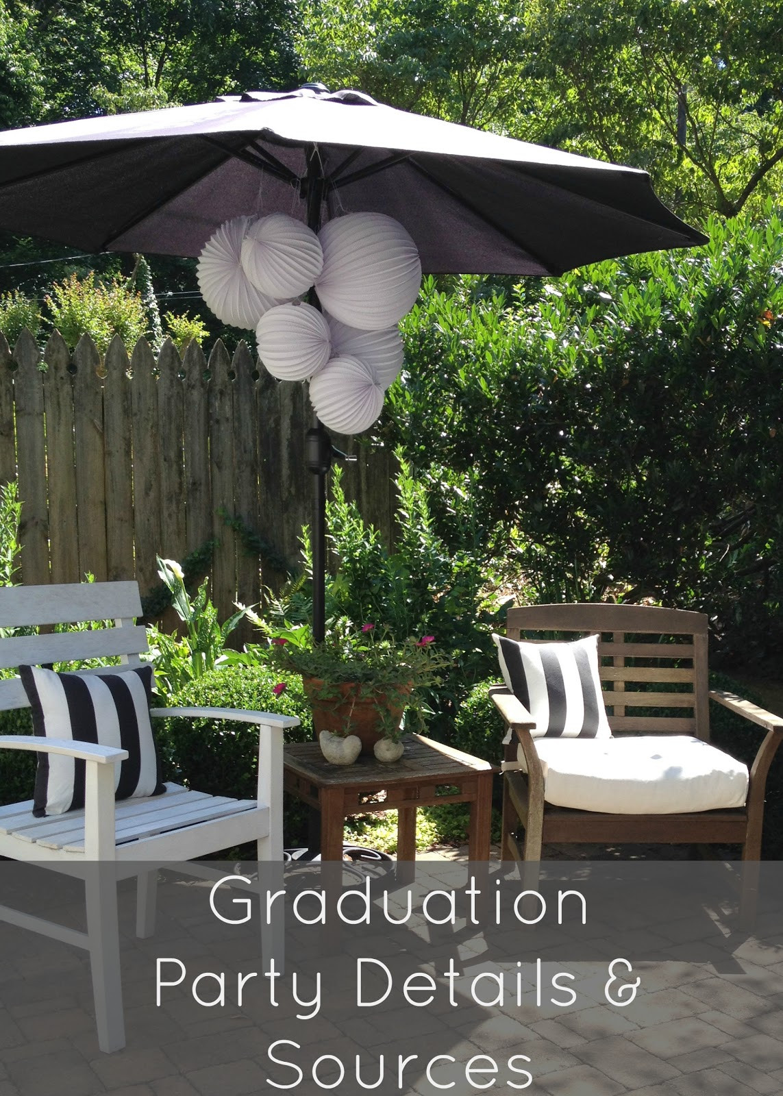 Free High School Graduation Backyard Party Ideas
 Cottage and Vine A High School Graduation Party