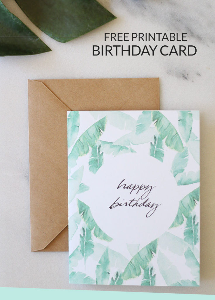 Free Online Printable Birthday Cards
 Birthday Wishes Free Printable Birthday Card Design