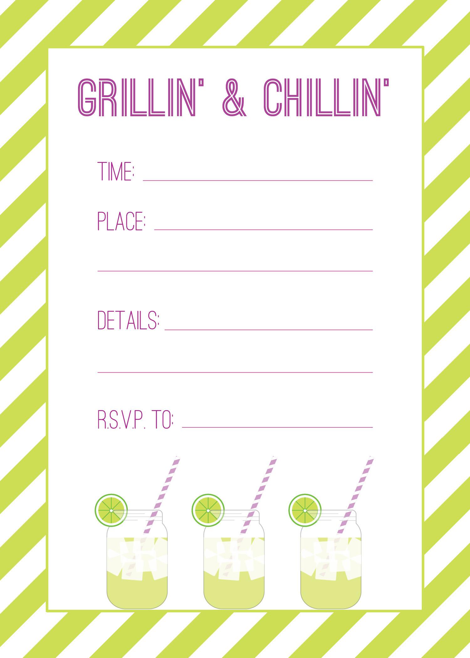 Free Online Printable Birthday Party Invitations
 Free Printable Invitations