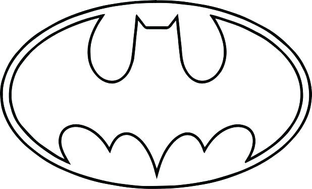 Free Printable Batman Logo Coloring Pages
 Batman Outline Drawing at GetDrawings