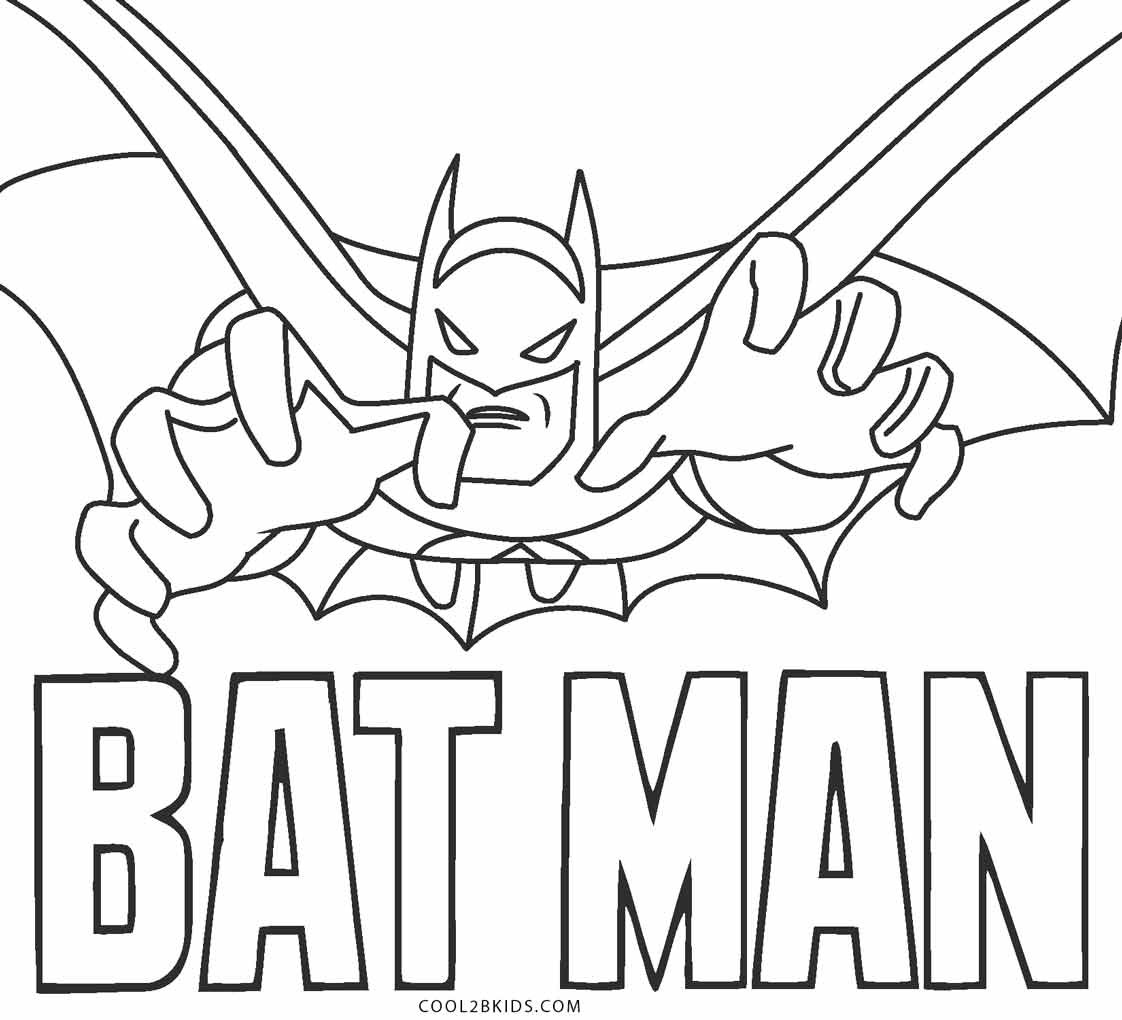 Free Printable Batman Logo Coloring Pages
 Free Printable Batman Coloring Pages For Kids