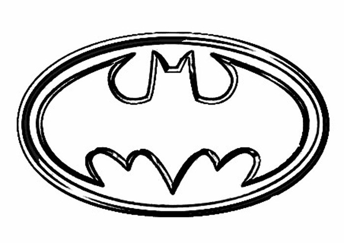 Free Printable Batman Logo Coloring Pages
 Bat Signal Clip Art ClipArt Best