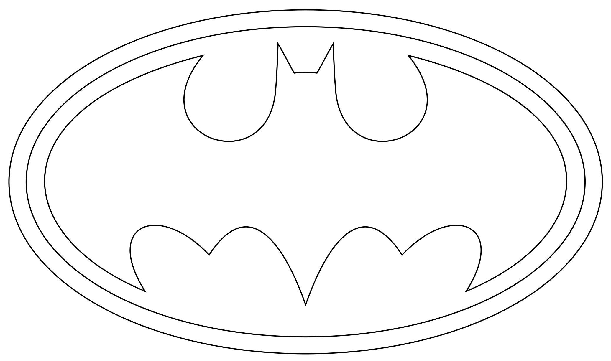 Free Printable Batman Logo Coloring Pages
 Batman Free Printable