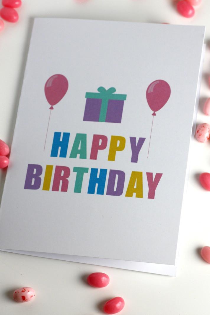 Free Printable Birthday Cards
 Free Printable Blank Birthday Cards