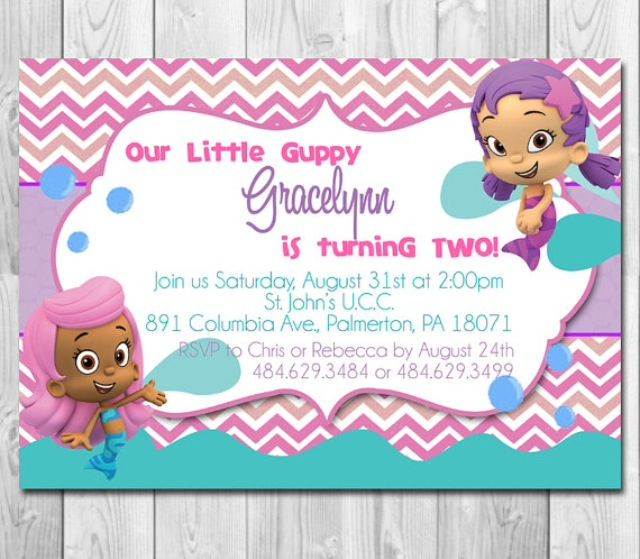 Free Printable Bubble Guppies Birthday Invitations
 Free Printable Bubble Guppies Birthday Invitations – FREE