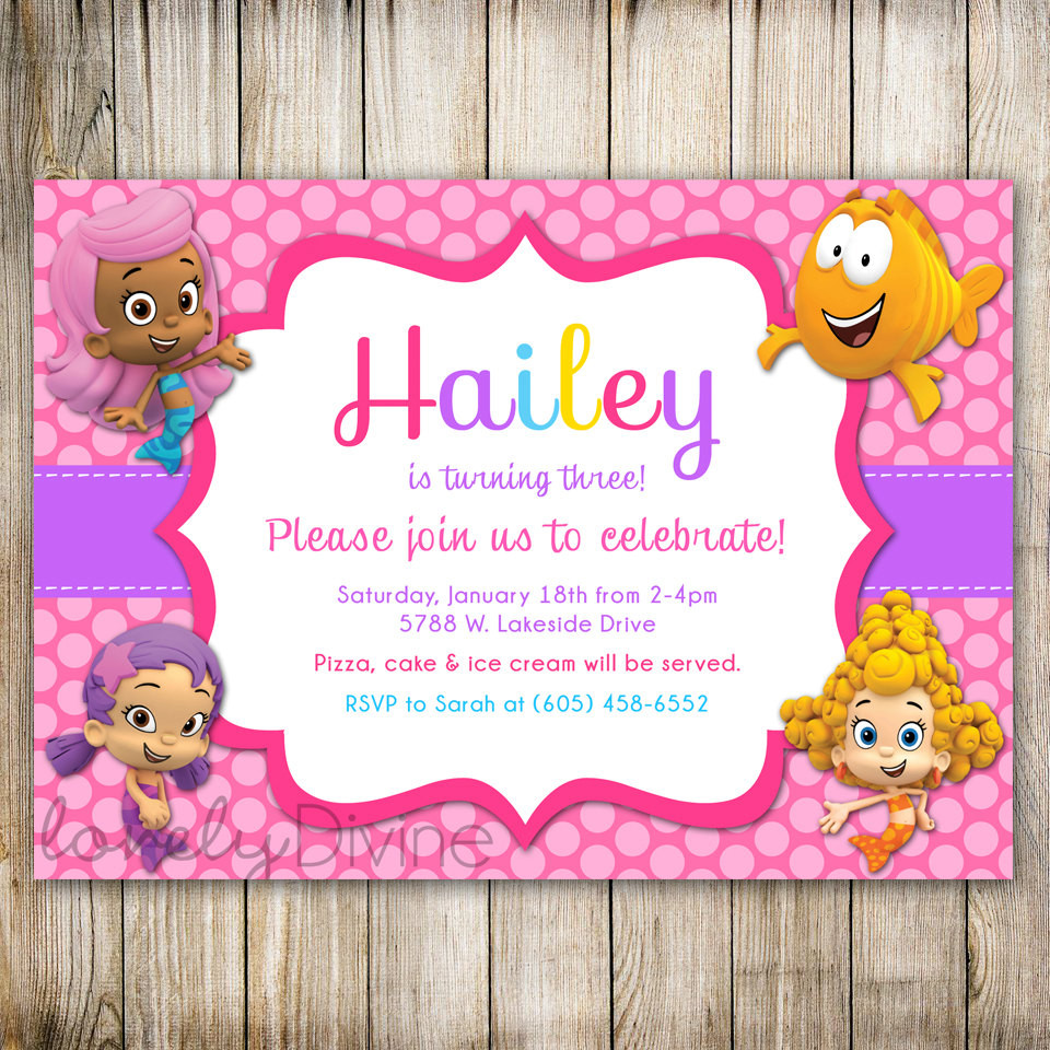 Free Printable Bubble Guppies Birthday Invitations
 Free Printable Bubble Guppies Birthday Invitations – FREE