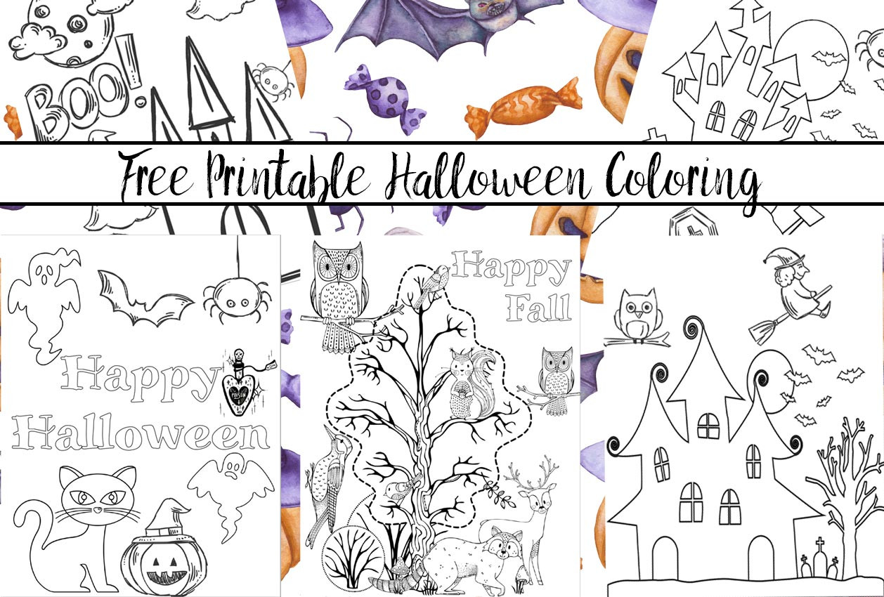Free Printable Halloween Coloring Pages For Older Kids
 5 Free Printable Halloween Coloring Pages for Kids