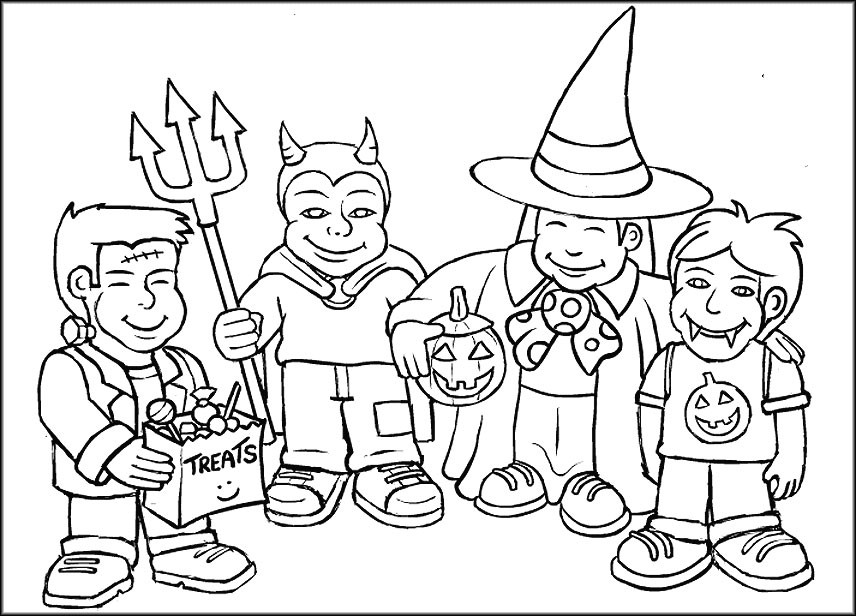 Free Printable Halloween Coloring Pages For Older Kids
 Halloween Colouring Pages For Kids Free Printables