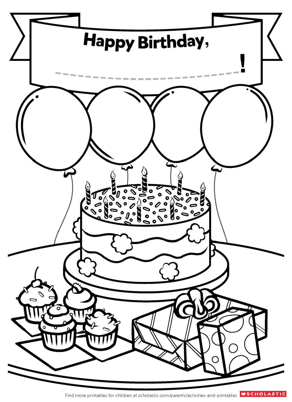 Free Printable Kids Birthday Cards
 A Homemade Birthday Card