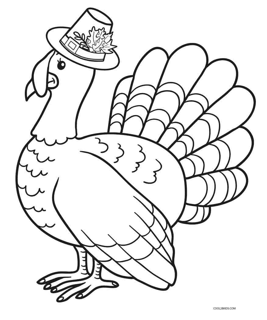 Free Printable Thanksgiving Coloring Sheets
 Free Printable Turkey Coloring Pages For Kids