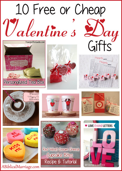 Free Valentine Gift Ideas
 10 Free or Cheap Valentine’s Day Gifts