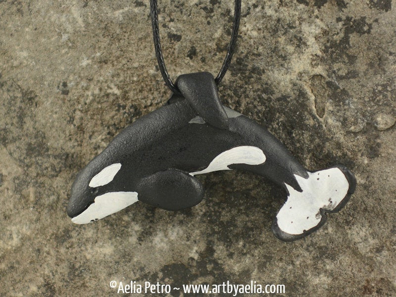 Free Willy Necklace
 Keiko Orca Free Willy Pendant Killer Whale Necklace IN