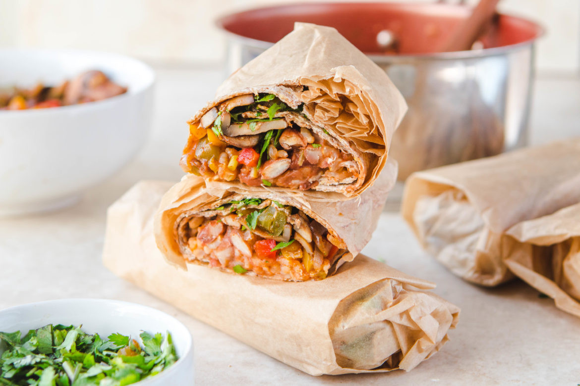 Freezer Bean Burritos
 The BEST Rice & Bean Burritos Freezer Friendly From My