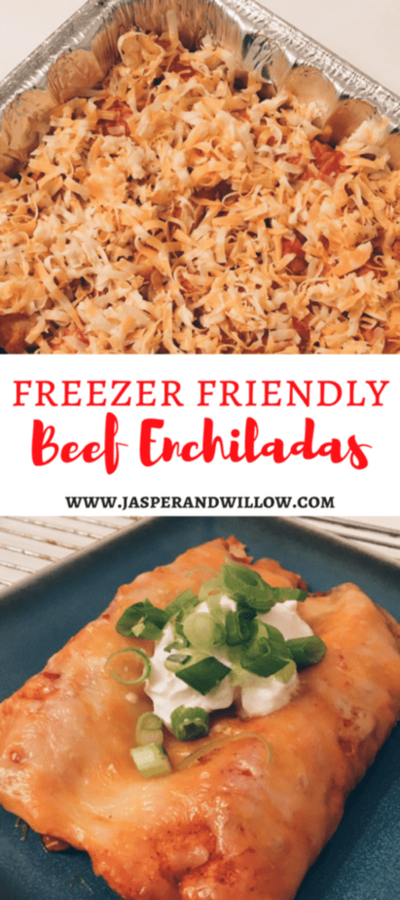 Freezer Beef Enchiladas
 Freezer Friendly Beef Enchiladas