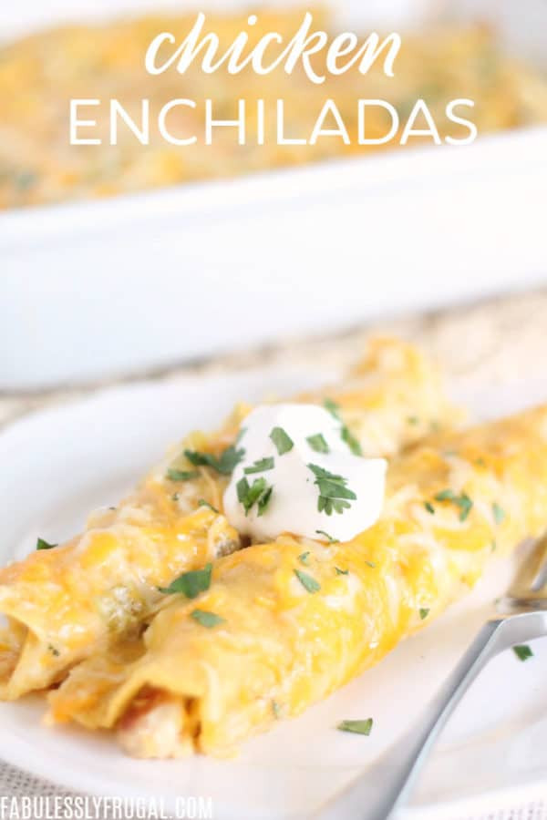 Freezer Chicken Enchiladas
 Freezer Chicken Enchiladas Recipe So Easy Fabulessly