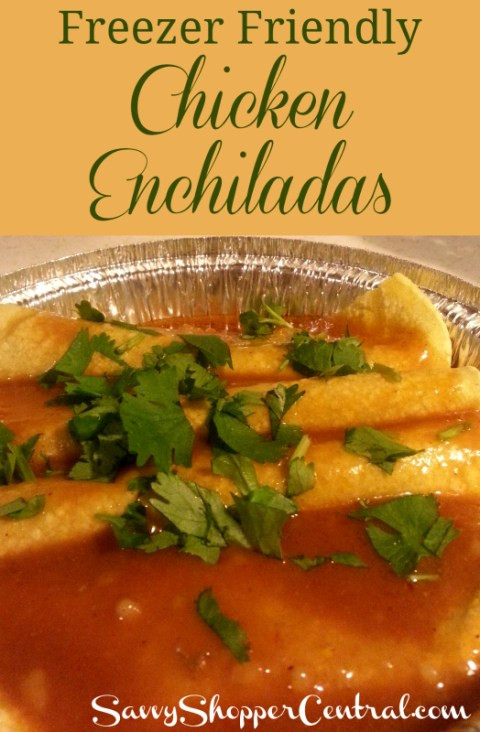 Freezer Chicken Enchiladas
 Chicken Enchiladas Freezer Friendly Recipe