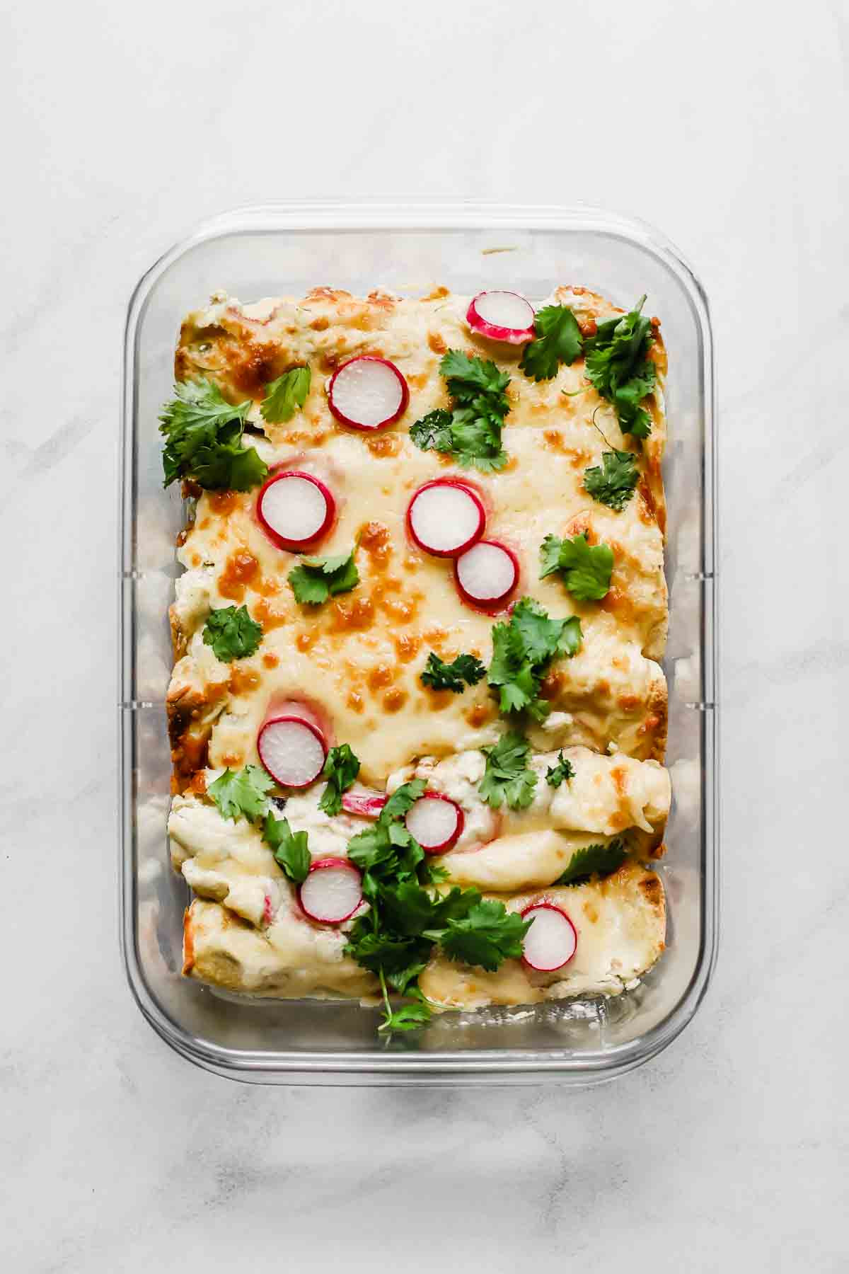 Freezer Chicken Enchiladas
 Skinny Creamy Chicken Enchiladas Freezer Meal Jar