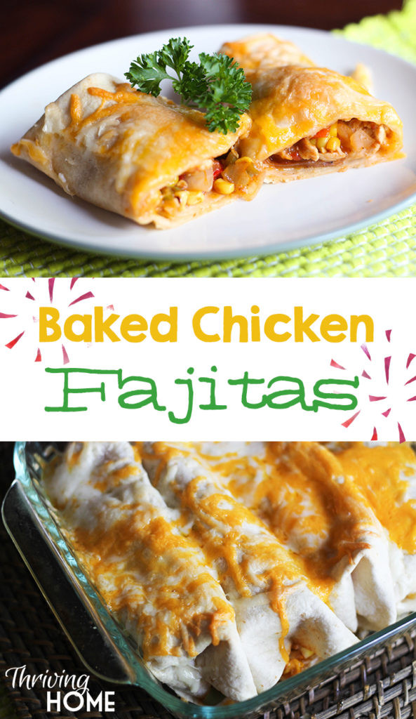 Freezer Chicken Fajitas
 Baked Chicken Fajitas Freezer Meal