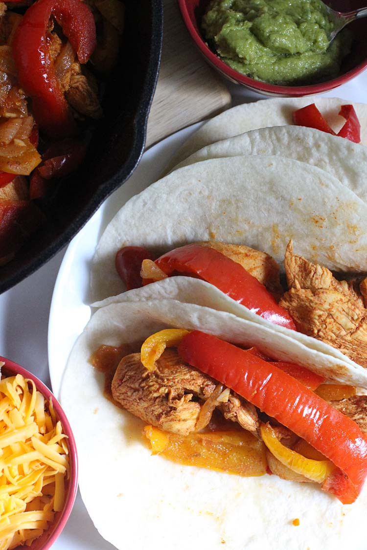 Freezer Chicken Fajitas
 Make Ahead Freezer Chicken Fajitas