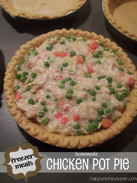 Freezer Chicken Pot Pie Recipe
 Homemade Chicken Pot Pie