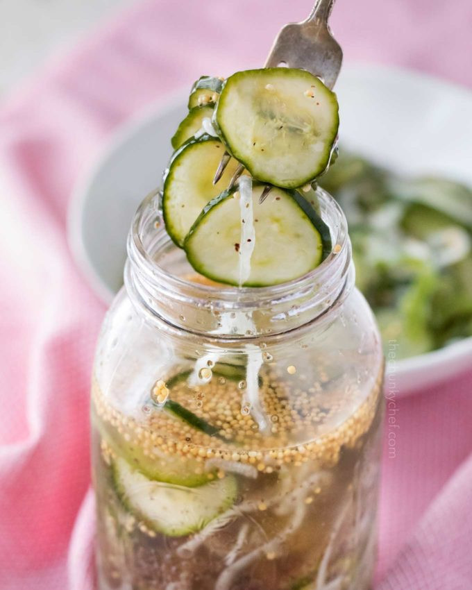 Freezer Dill Pickles
 Homemade Freezer Pickles The Chunky Chef