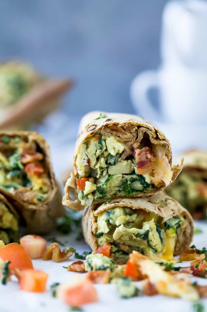 Freezer Egg Burritos
 Freezer Bacon & Egg Breakfast Burritos